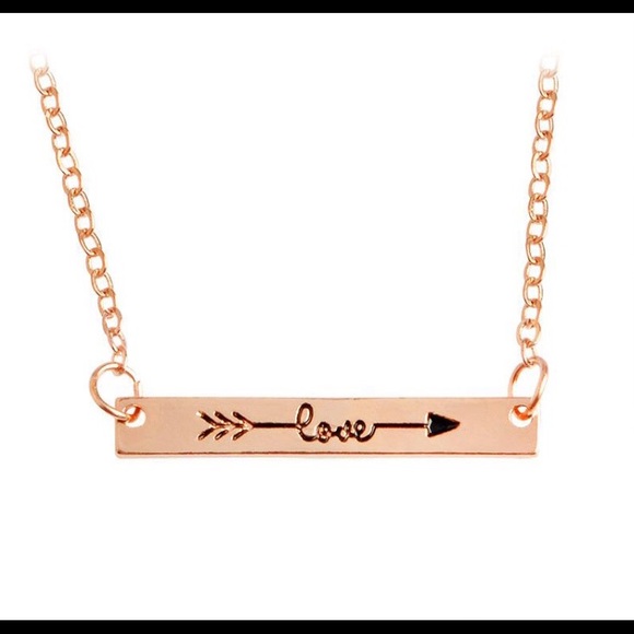 ❌not for SALE ❌Rose gold Love arrow necklace 🛍 - Picture 2 of 3